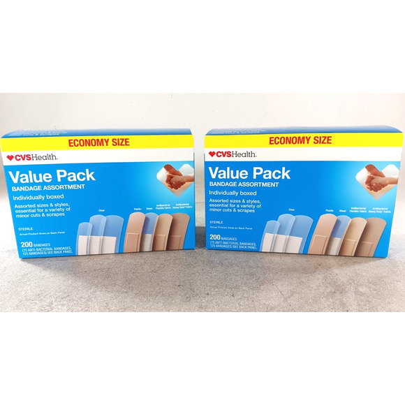 CVS Skincare Cvs Health Bandages Assortment Value Pack 2 Boxes 40